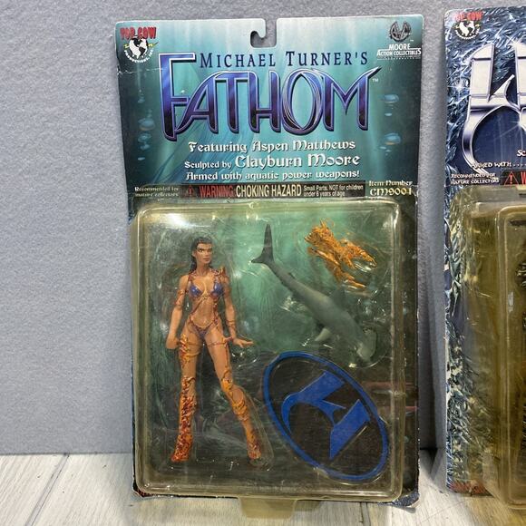 Top Cow Moore Action Collectible Sara Pezzini WitchBlade & Fathom Aspen Matthews - Picture 2 of 9